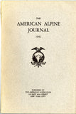 American Alpine Journal (Various Issues)