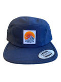 Navy Five Panel Hat